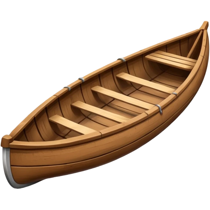 canoe small boat. emoji
