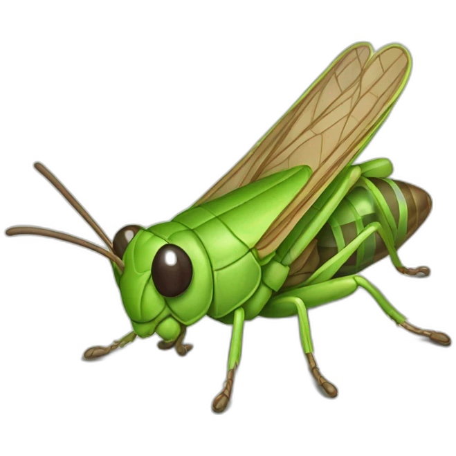 Grass hopper emoji