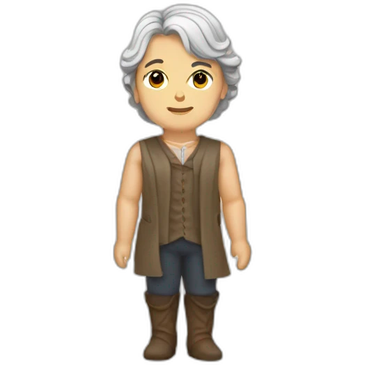 jane austen with thor's body emoji