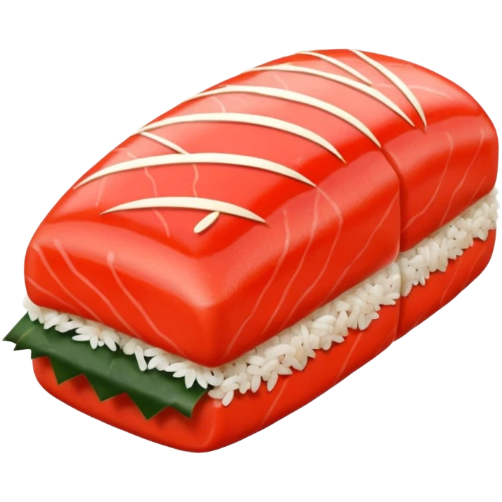 Spicy tuna sushi emoji