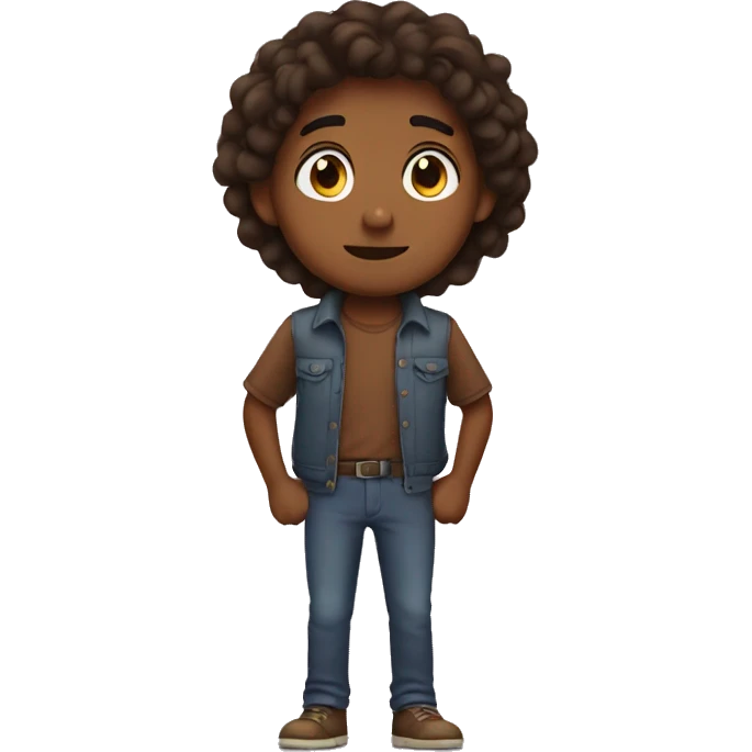 Brown boy cuffing season  emoji