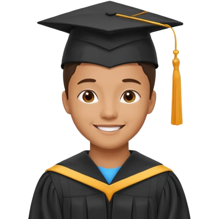 Bird graduate college emoji