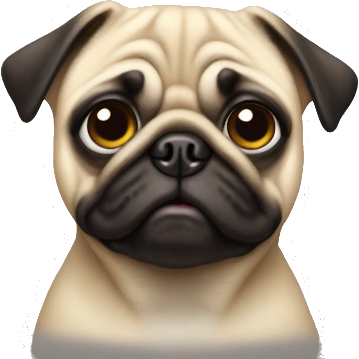Um pug emoji