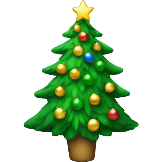 Christmas tree emoji