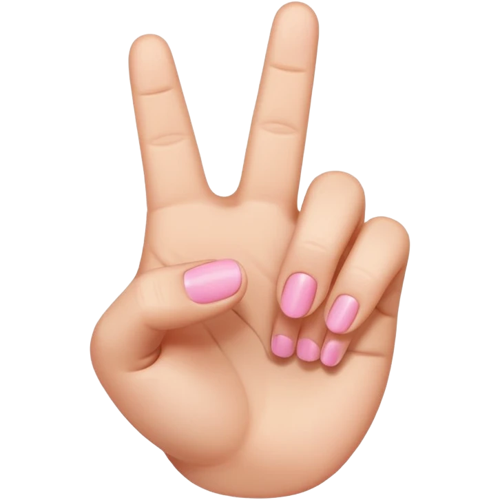 Pinky finger up emoji