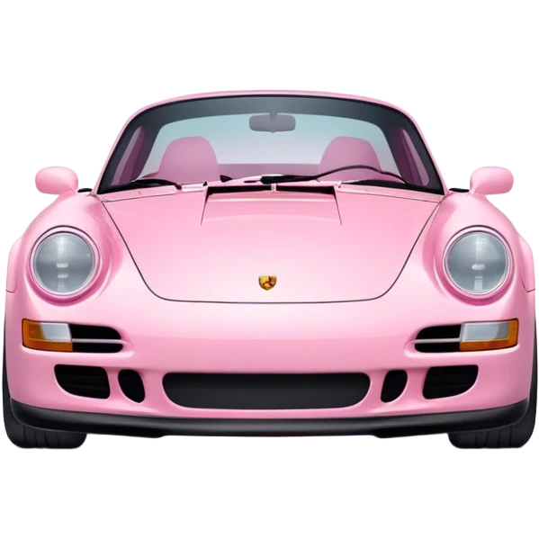 Pink pastel Porsche  emoji