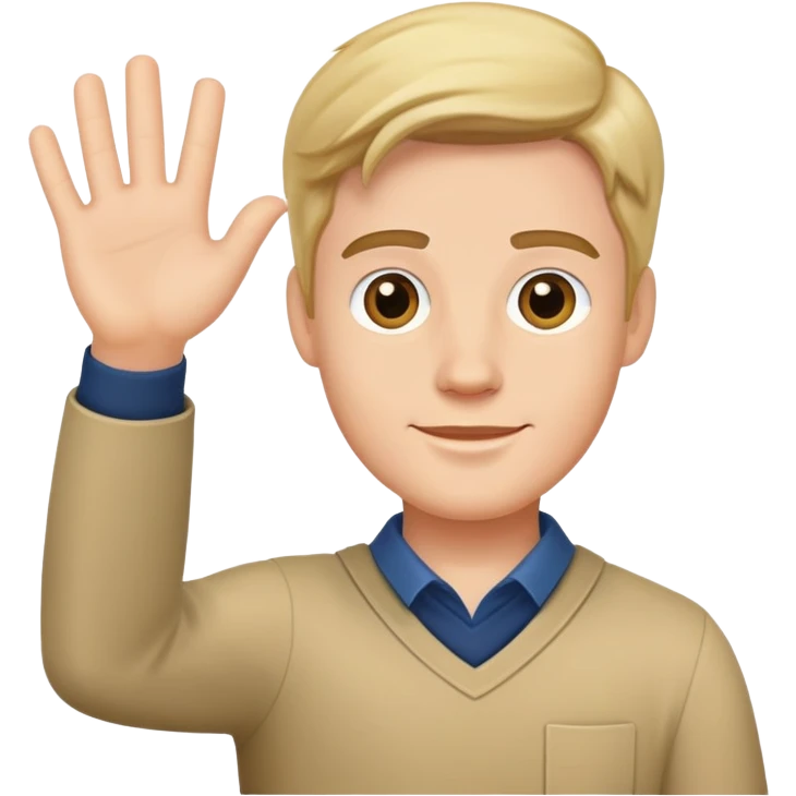 Will Kent waving emoji