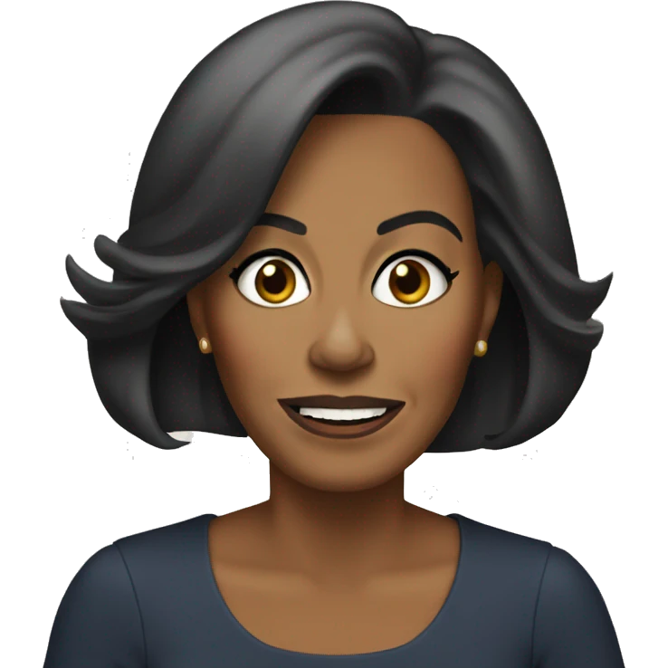 Michelle Obama talking emoji