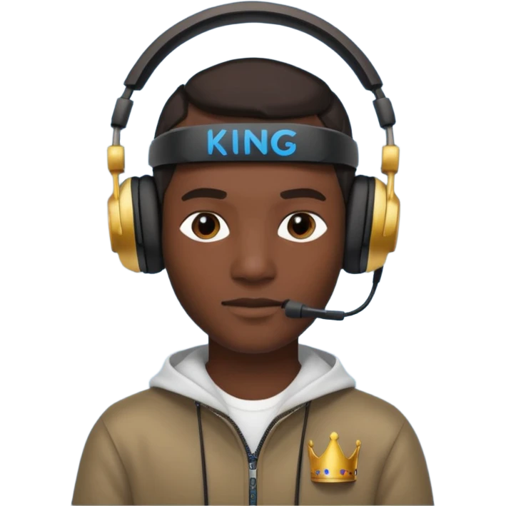 یه پروف گیمینگ بساز با اسم کینگ emoji