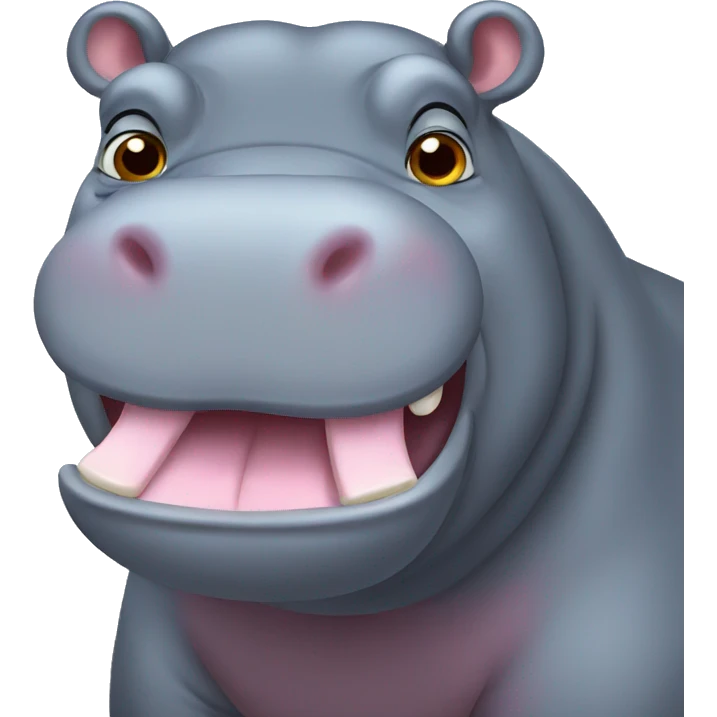hippo gassy time emoji
