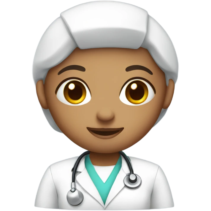 cute pallid nurse emoji