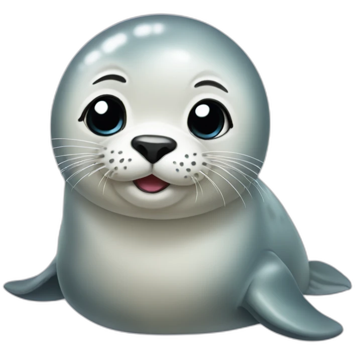 wild baby seal emoji