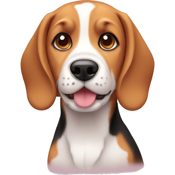 cute beagle dog emoji