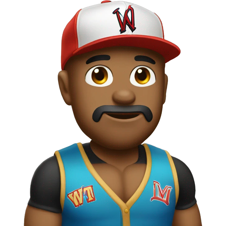peepo with WWE baseball cap emoji
