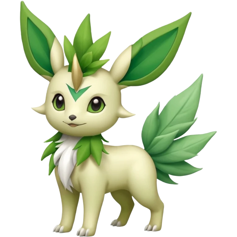 Virizion-Amaura-Leafeon-Shaymin-hybrid-creature (full body) emoji