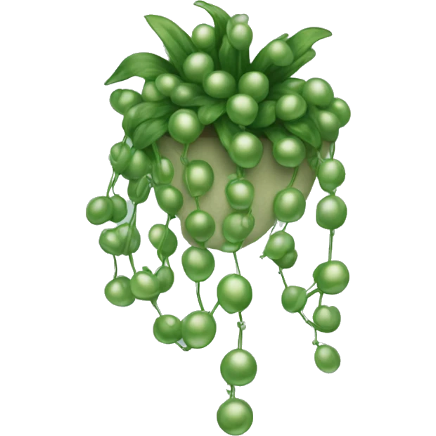 string of pearls plant emoji