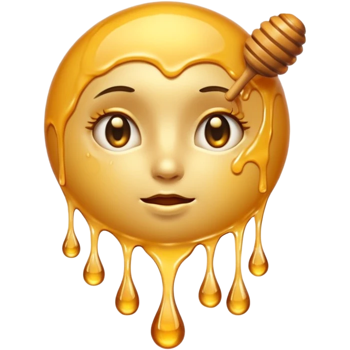 moon covered in honey emoji