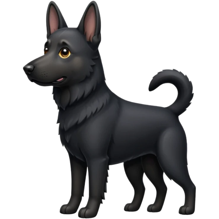 black german shepherd emoji