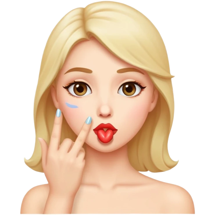 Blow a kiss emoji
