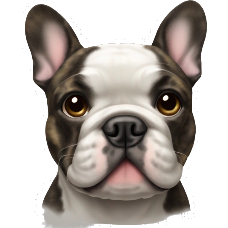 brindle french bulldog emoji