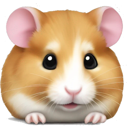 Tan syrian hamster emoji