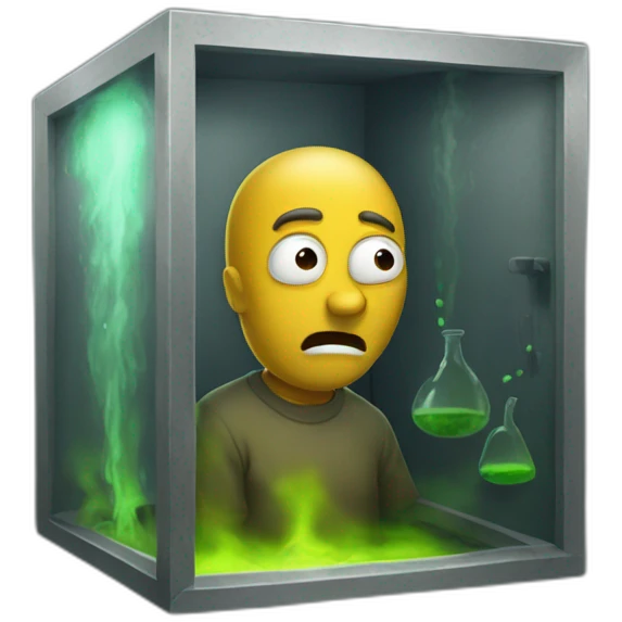 isralian man in toxic chamber emoji