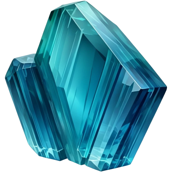 Long prismatic indicolite tourmaline crystal with deep sea blue color and natural striations emoji