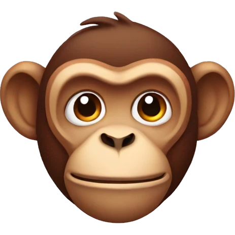 Monkey with bow emoji