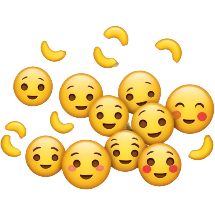 сердце персикового цвета со звездочками emoji