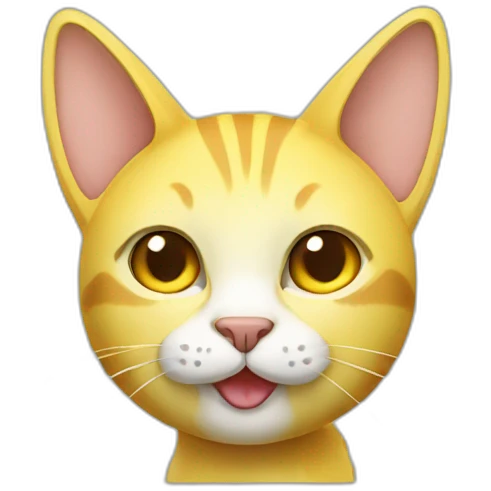 cat with banana ears emoji