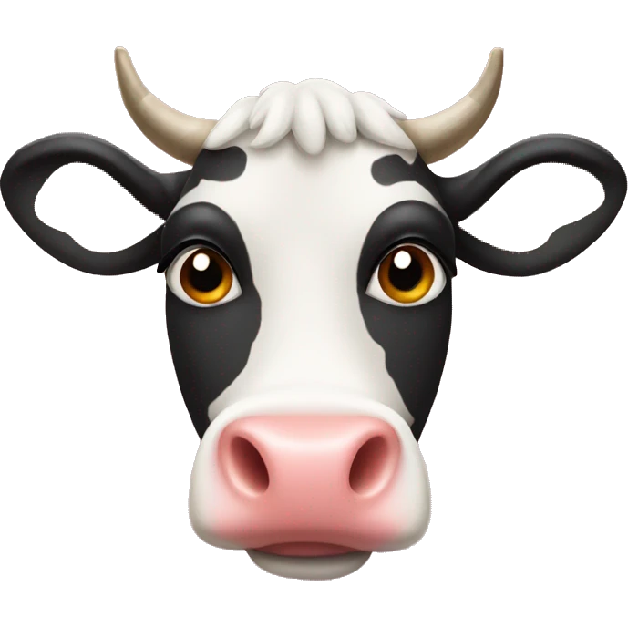 Cow with heart eyes emoji