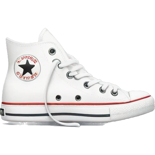 White converse emoji