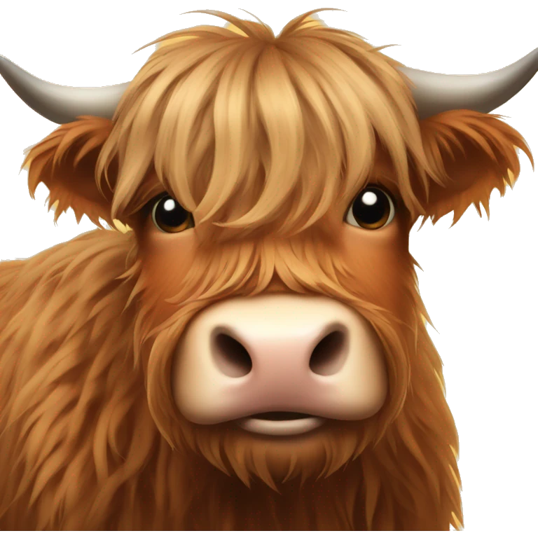 Highland cow emoji
