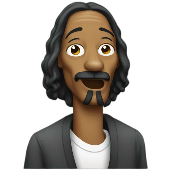 Snoop Dog singing emoji