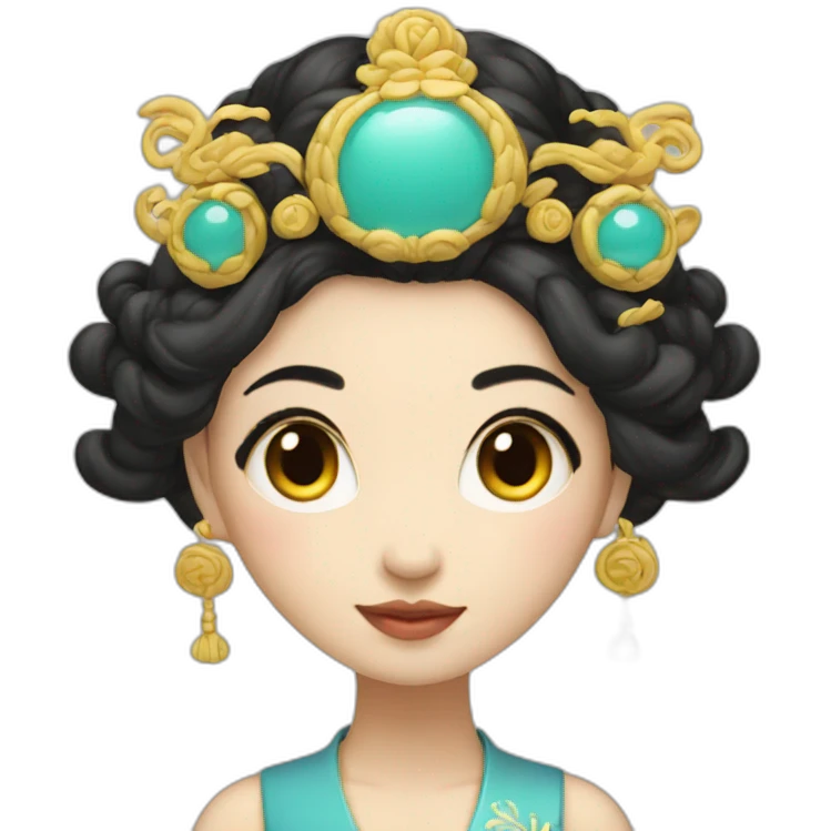 Chinese-modern-goddess emoji
