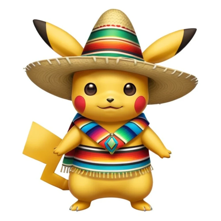 Pikachu mexicano emoji