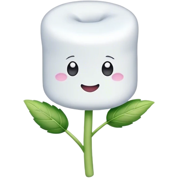 real Marshmallow herb  emoji