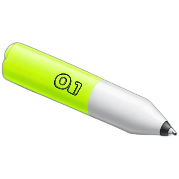 short highlighter pen emoji