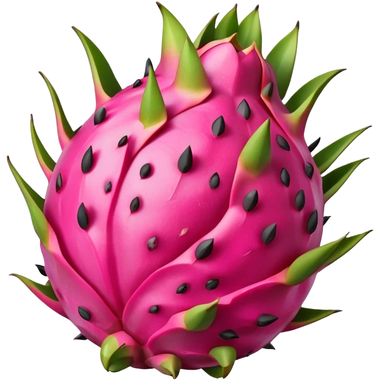 Dragon fruit emoji not spiny outside of dragonfruit no seeds no faves emoji