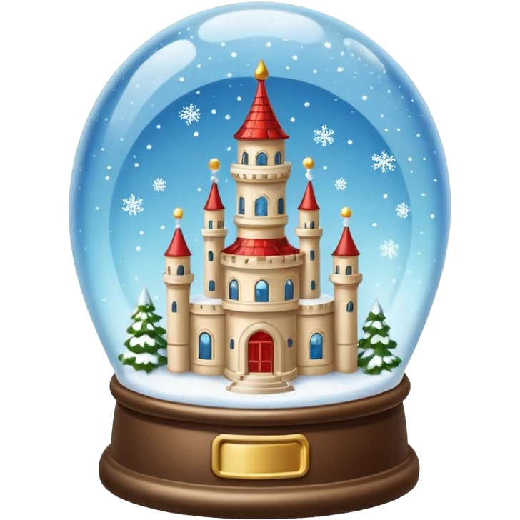 snow-globe, tower inside emoji