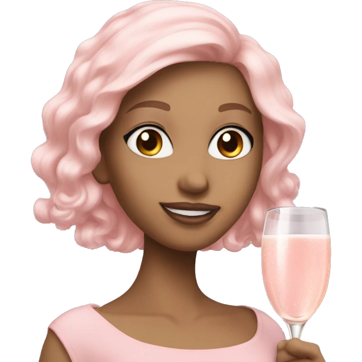 Champagne pink emoji