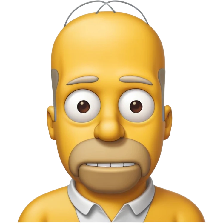 Bear Homer Simpson  emoji