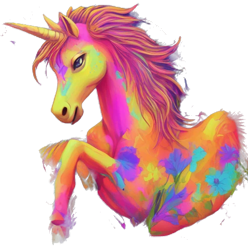 Graffiti Trippy patchwork Zombie Pegasus unicorn psychedelic flowers floral groovy art neon rave raving emoji