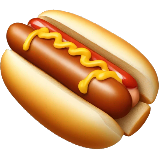 HOTDOG CUBIERTO DE MASA emoji