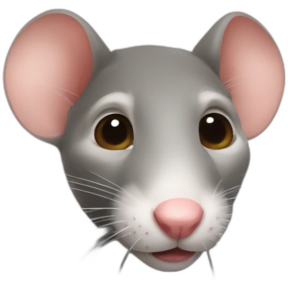 rat with Putin's face emoji
