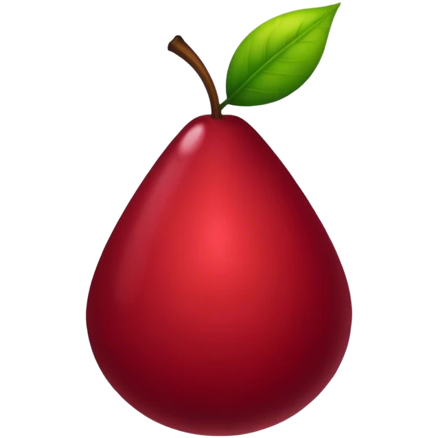 Dark red emoji