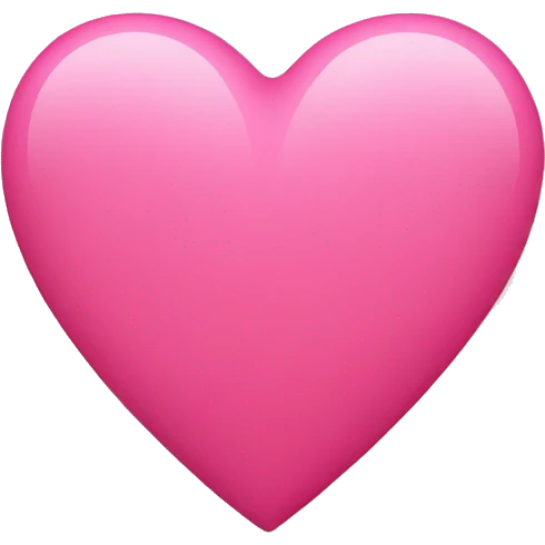 Pink heart emoji