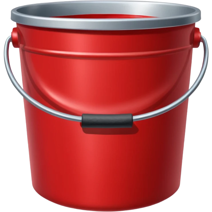 red paint bucket emoji