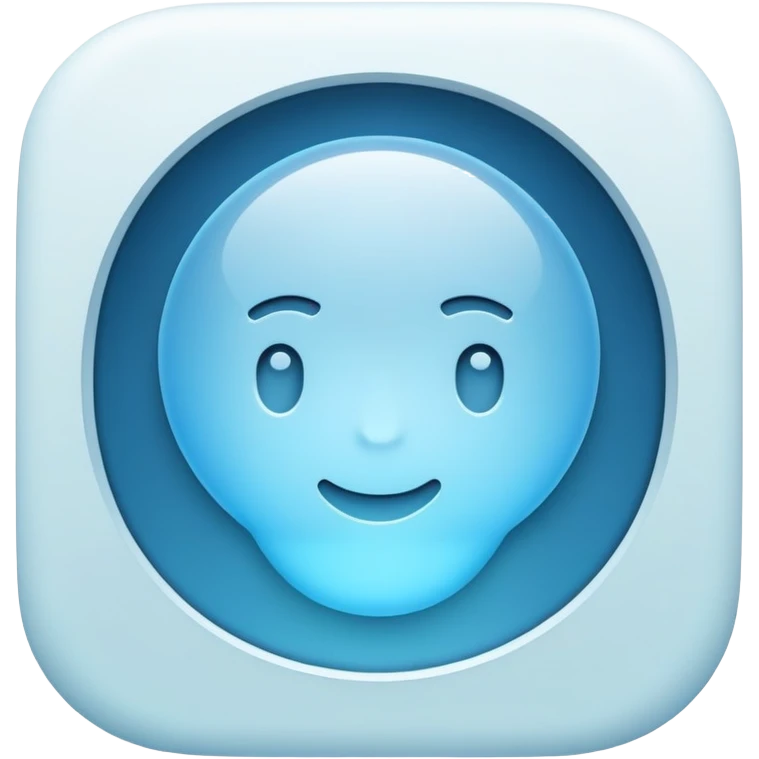 Sber logo in a light color scheme with a subtle glow effect emoji