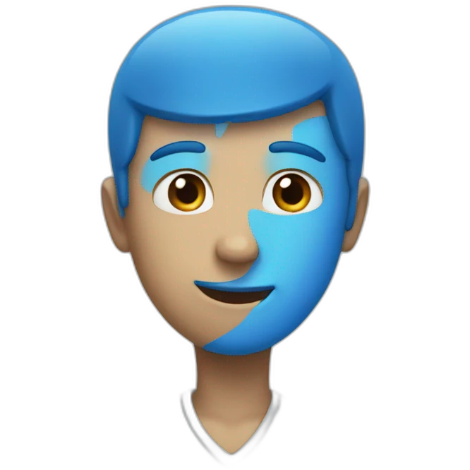 Blue heart emoji